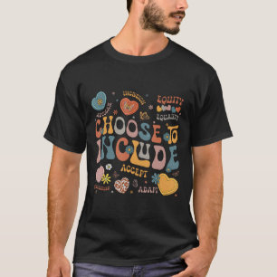 T-shirt Choisir D'Inclure Les Problèmes D'Inclusion Autism