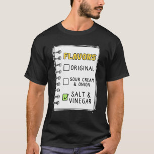 T-shirt Choisir Le Meilleur Sel Et Vinaigre De Saveur