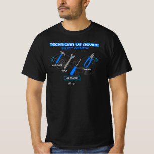 T-shirt Choisir votre arme à outils