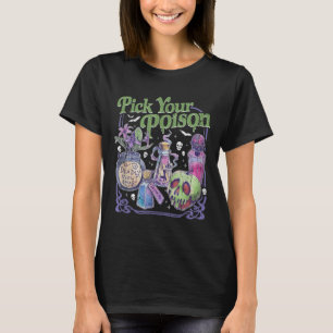 T-shirt Choisis ton poison, Vintage princesse Halloween