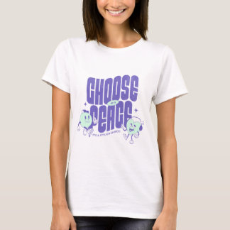 T-shirt Choisissez Joy & Peace Cute Inspiration
