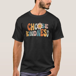 T-shirt Choisissez Kindness Retro Super Daisy Be Kind Insp