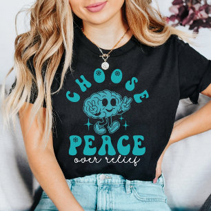 T-shirt Choisissez la paix plutôt que le soulagement Sensi
