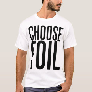 T-shirt Choisissez l'aluminium
