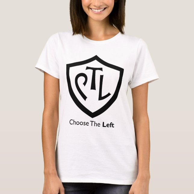 T-shirt Choisissez le gauche (au lieu du CTR) (Devant)