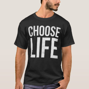 T-shirt Choisissez Life Wham Vintage Retro 80s Funny T-Shi