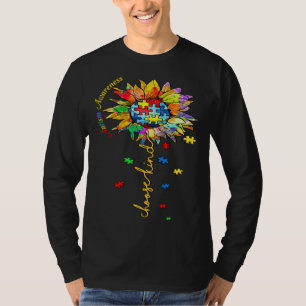 T-shirt Choisissez une fleur de tournesol de sensibilisati