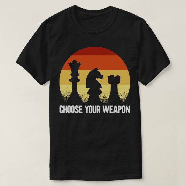 T-shirt Choisissez votre arme (Design devant)