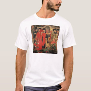 T-shirt Choix des roses rouges et blancs dans le temple