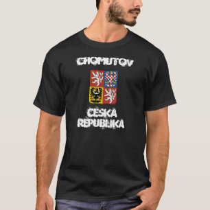 T-shirt Chomutov, République tchèque avec armoiries