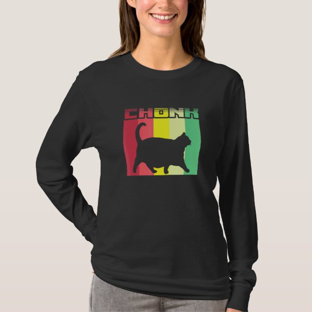 T-shirt Chonk Chat Dank Meme (Devant)