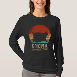 T-shirt Chonk Chat Scale Retro Style Chats Vintages s