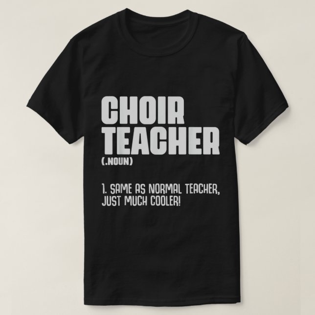 T-shirt Chorale Enseignant Définition Funny Band Director  (Design devant)