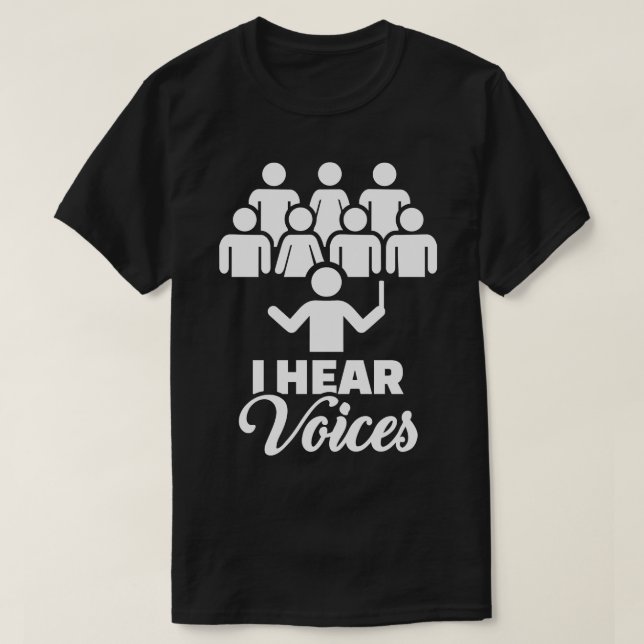 T-shirt Chorale J'entends des voix (Design devant)