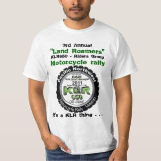 T-shirt chose 2011 avant de Klr de logo de 3 annuaires