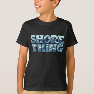 T-shirt Chose de la Côte   Graphique de Surf Enfant Vagues