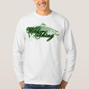 T-shirt Chose sauvage de truite Brown