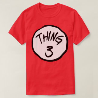 T-shirt Chose trois
