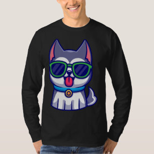 T-shirt Chou Husky
