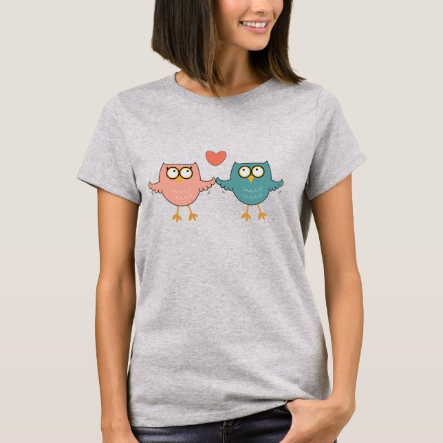 T-shirt chouette (Devant)