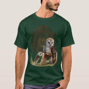 T-shirt Chouette à noeud celtique
