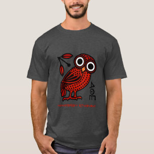 T-shirt Chouette Athénienne Cute Coin grec antique