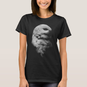 T-shirt chouette blanche