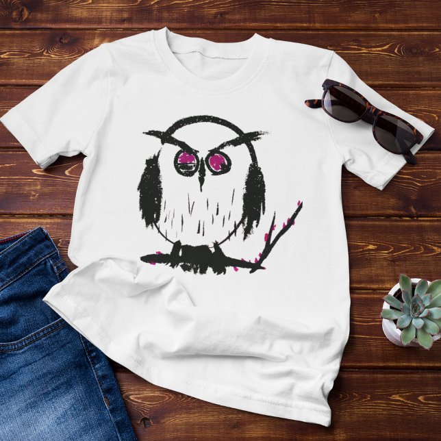 T-shirt Chouette chinoise - Chemise (Créateur téléchargé)