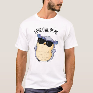T-shirt Chouette D'Amour De Moi Drôle Jeu D'Oiseaux