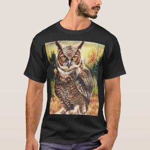 T-shirt Chouette d'automne