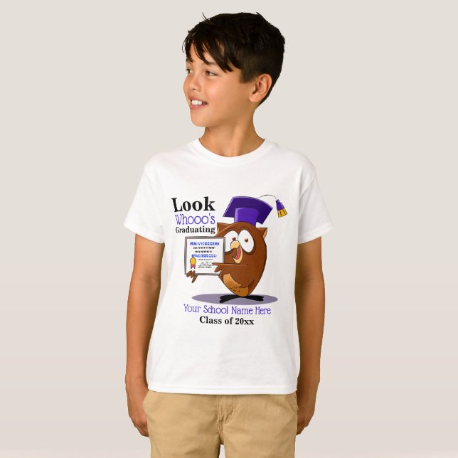 T-shirt Chouette de la fin du cycle (Devant entier)