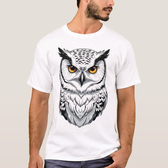 T-shirt Chouette des neiges (Devant)
