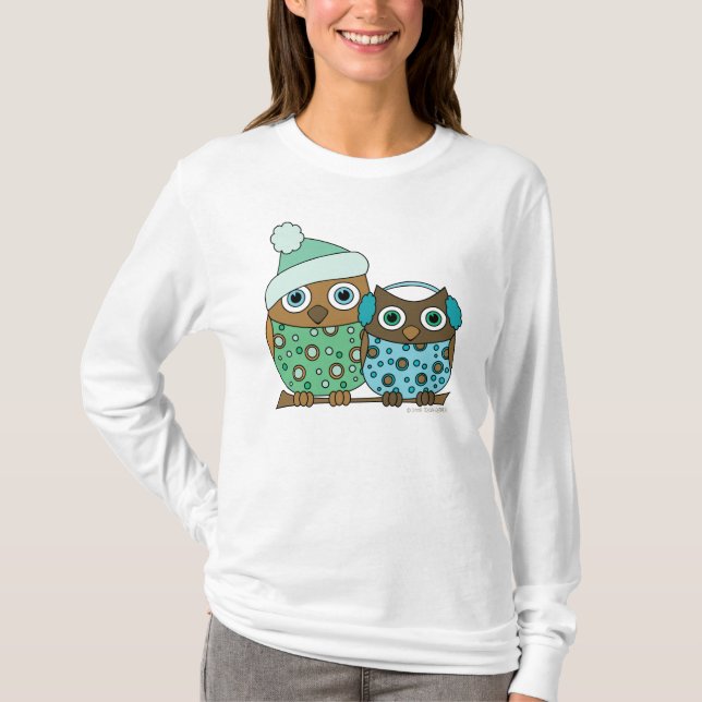 T-shirt Chouette des neiges (Devant)