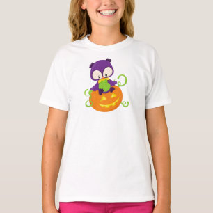 T-shirt Chouette d'Halloween, Chouette mignonne, Chouette