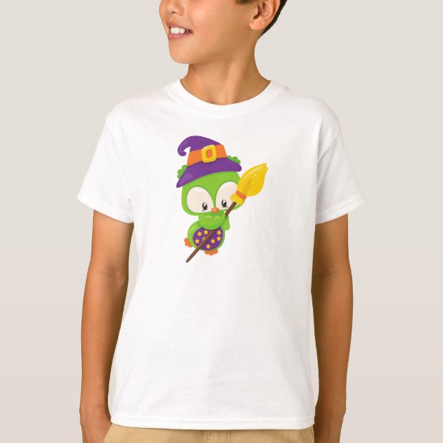 T-shirt Chouette d'Halloween, Chouette mignonne, Chouette  (Devant)