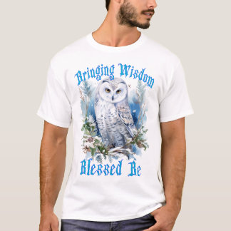 T-shirt Chouette enchantée apportant la sagesse