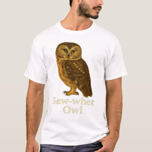 T-shirt Chouette épervière : Design Nature Raptor 