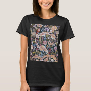 T-shirt Chouette et fleurs, William Morris