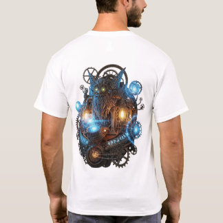 T-Shirt Chouette Gardien Steampunk