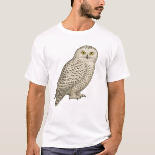 T-shirt Chouette Harfang : Design Oiseau de Proie