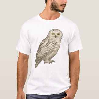 T-shirt Chouette Harfang : Design Oiseau de Proie