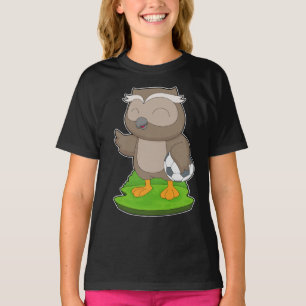 T-shirt Chouette joueur de football