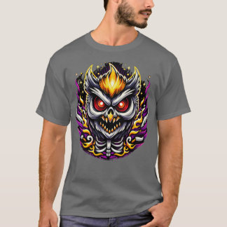 T-shirt Chouette magique d'Halloween de la Maison de la Ch