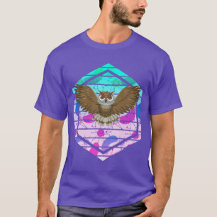 T-shirt Chouette moderne du milieu du siècle