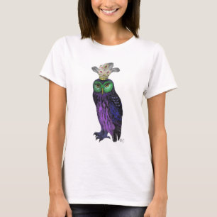 T-shirt Chouette pourpre
