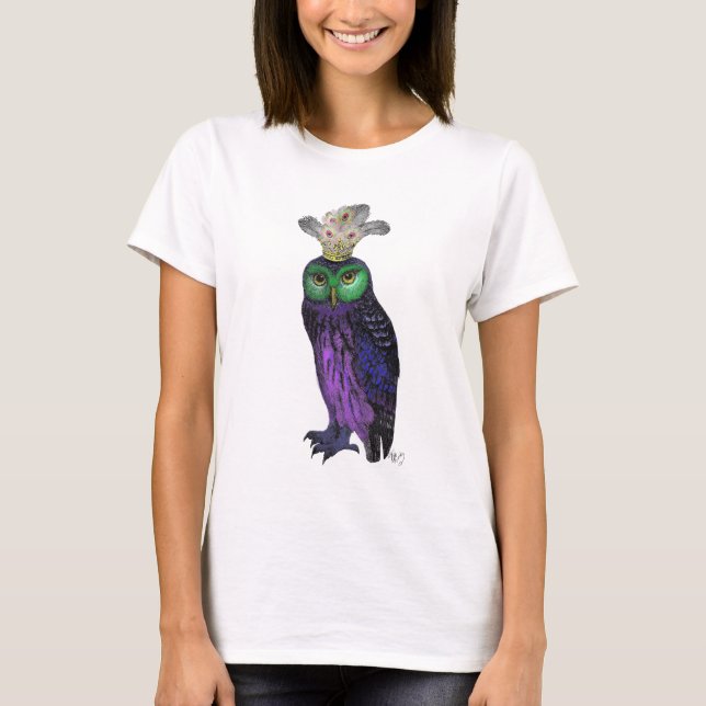 T-shirt Chouette pourpre (Devant)