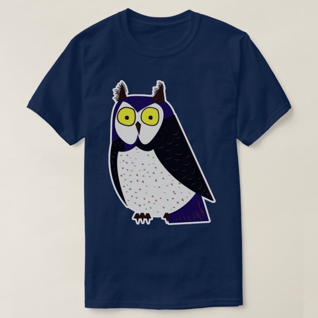 T-shirt Chouette vintage (Design devant)