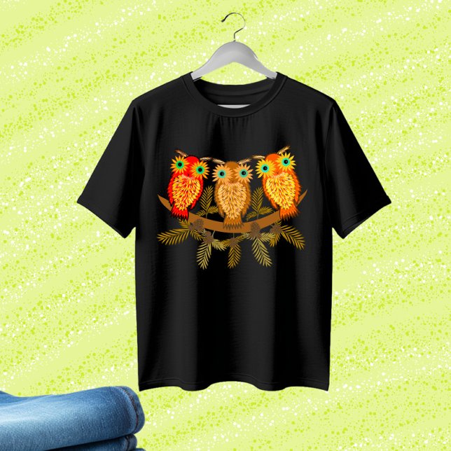 T-shirt Chouettes d'arbre (Créateur téléchargé)