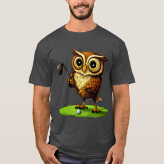 T-shirt Chouettes de golf