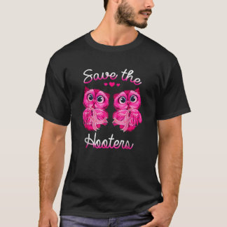 T-shirt Chouettes Sauver Un Hooters Pink Ribbon Cancer du 
